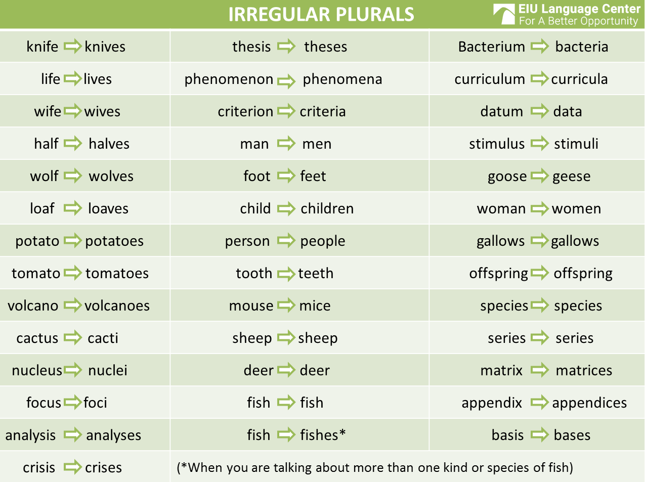 irregular-plurals