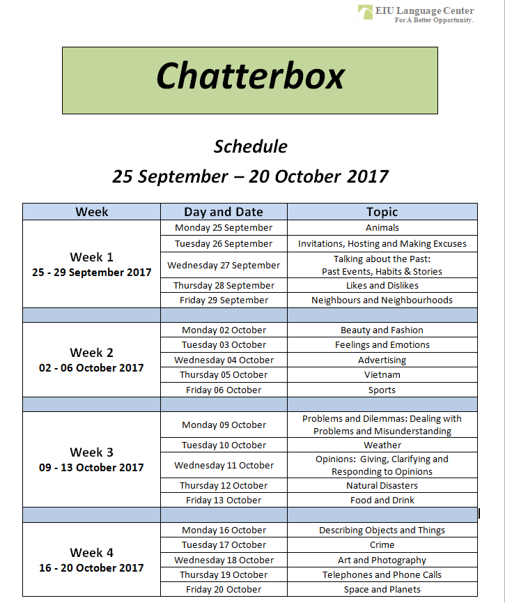chatterbox-schedule-25-sep-20-oct-2017