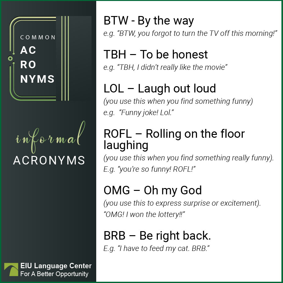 acronyms